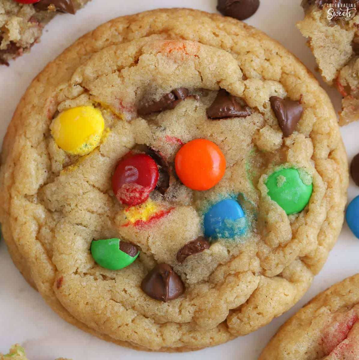 Chewy M&M Cookies❤️❤️❤️❤️❤️ Pussel online