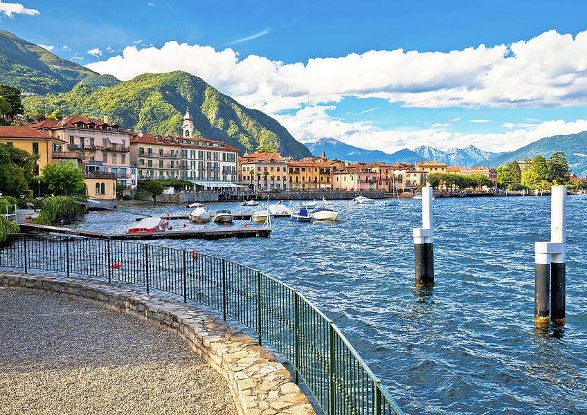 Комо - град и езеро в Италия онлайн пъзел