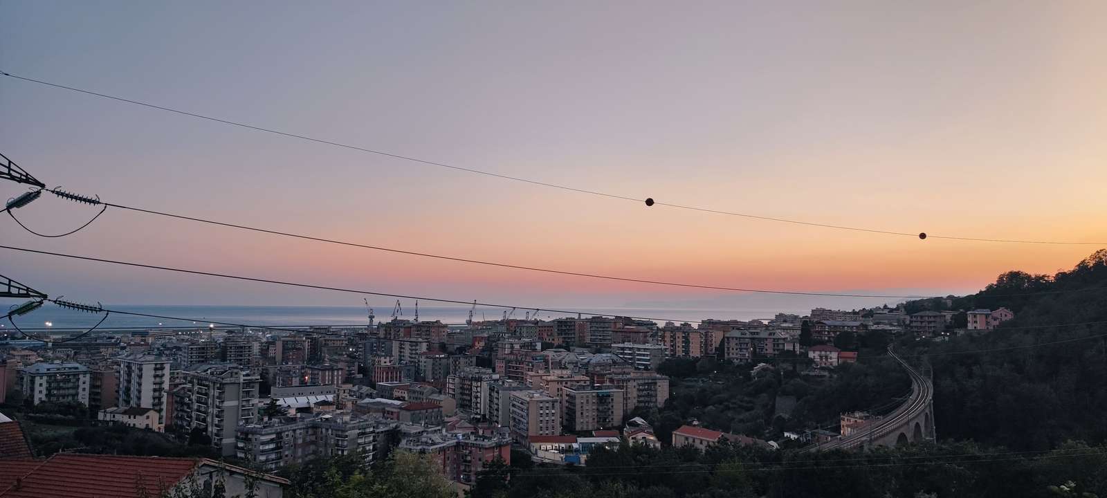 Panorama di Sestri Ponente Genova Pussel online