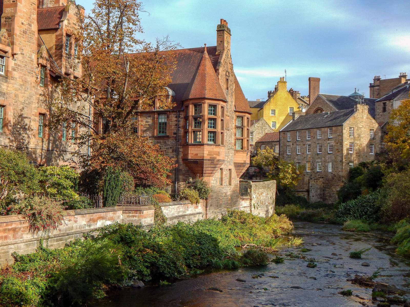 Dean Village, Edinburgh, Skócia kirakós online