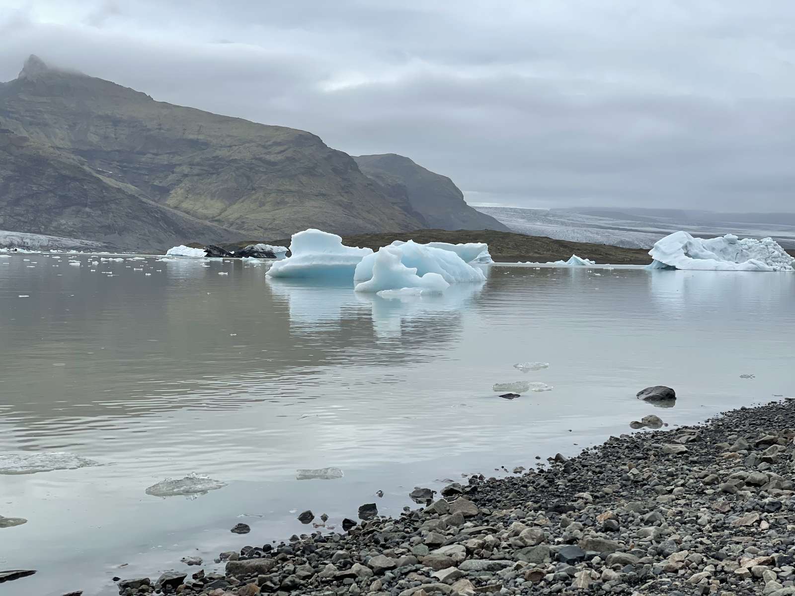 Ισλανδία - παγετώδης λίμνη παζλ online