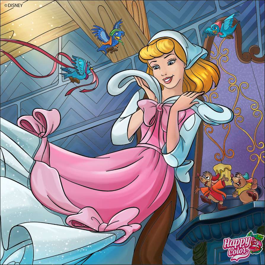 Cinderella is Gifted a Dress for the Ball jigsaw puzzle online