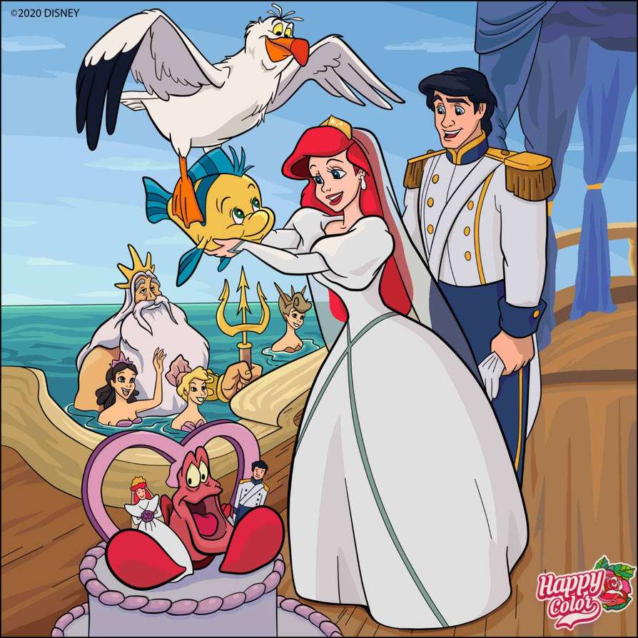 Casamento de Ariel quebra-cabeças online
