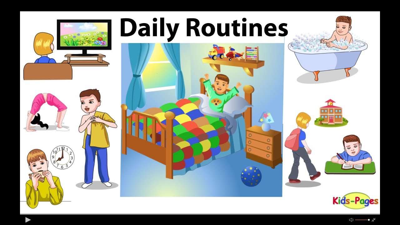 dagelijkse routines online puzzel