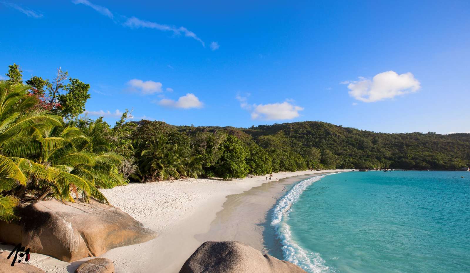 Пляж на Сейшельских островах пазл онлайн