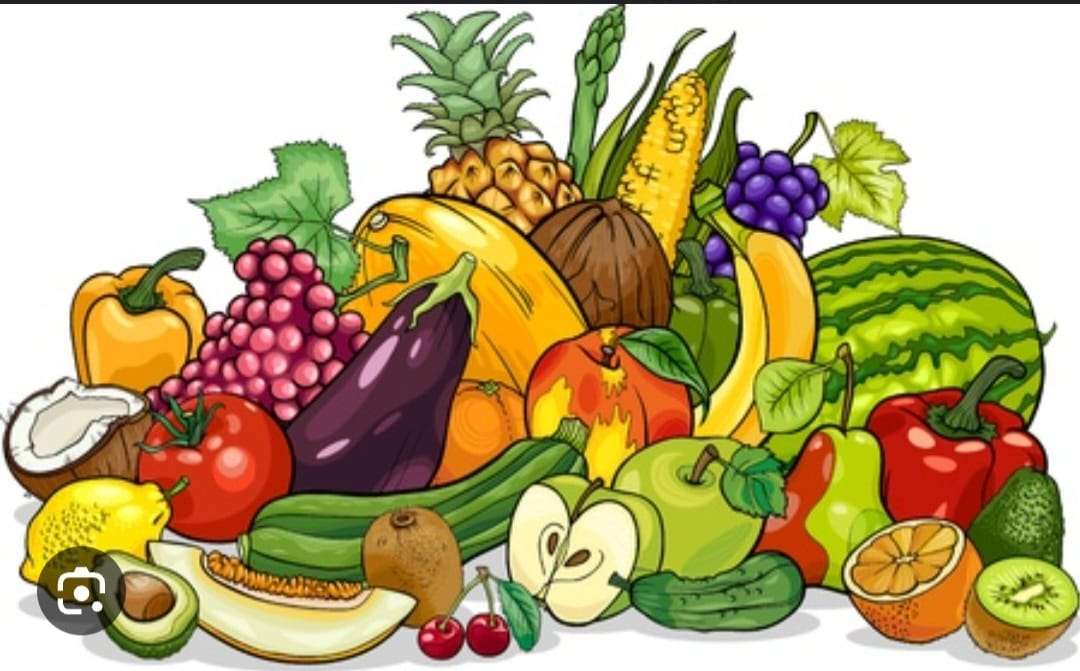 Gyümölcs és zöldség kirakós online