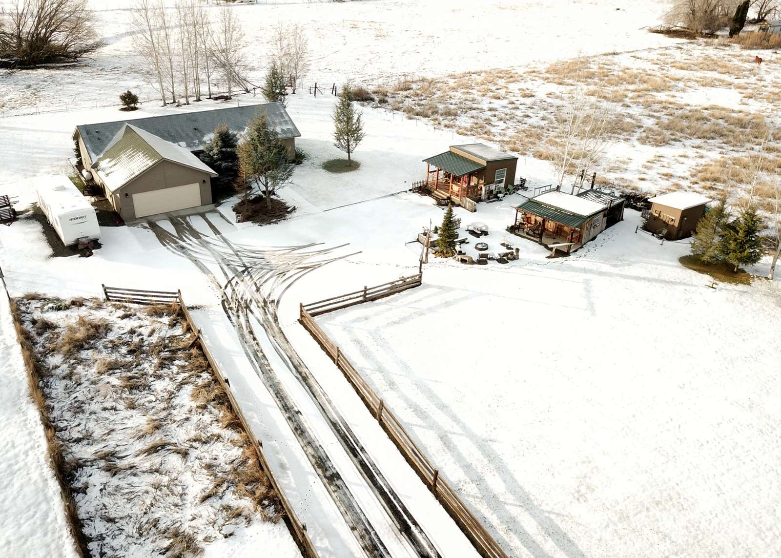 Granja de invierno rompecabezas en línea