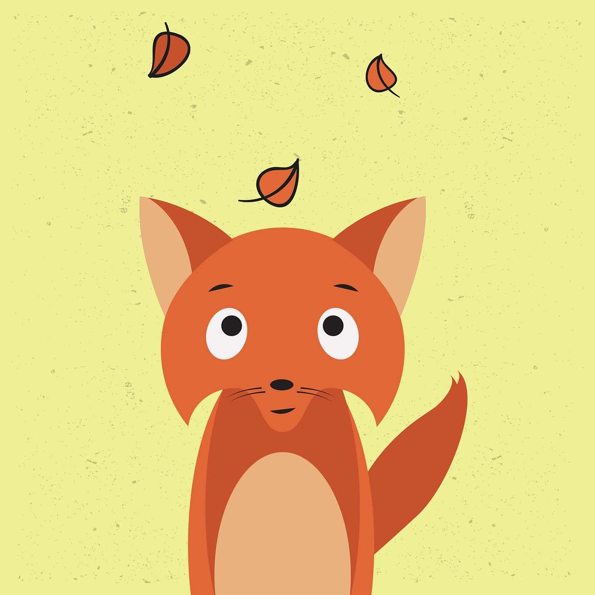 Liška na podzim skládačky online