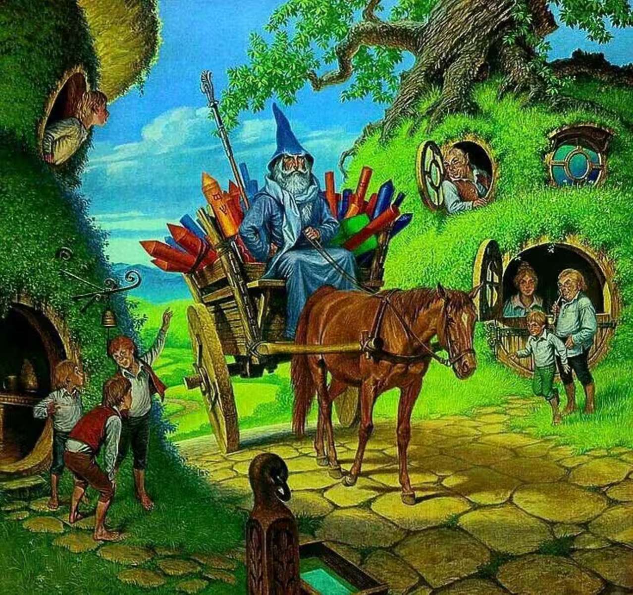 Gandalf, der Zauberer Online-Puzzle