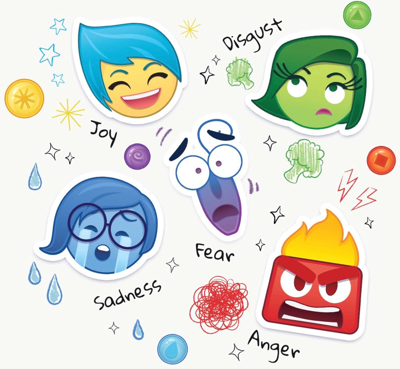 Emoji känslor! ❤️❤️❤️❤️❤️❤️ pussel på nätet