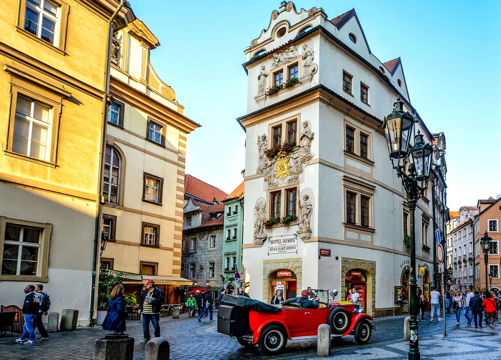 Oude binnenstad van Praag (Tsjechië) legpuzzel online