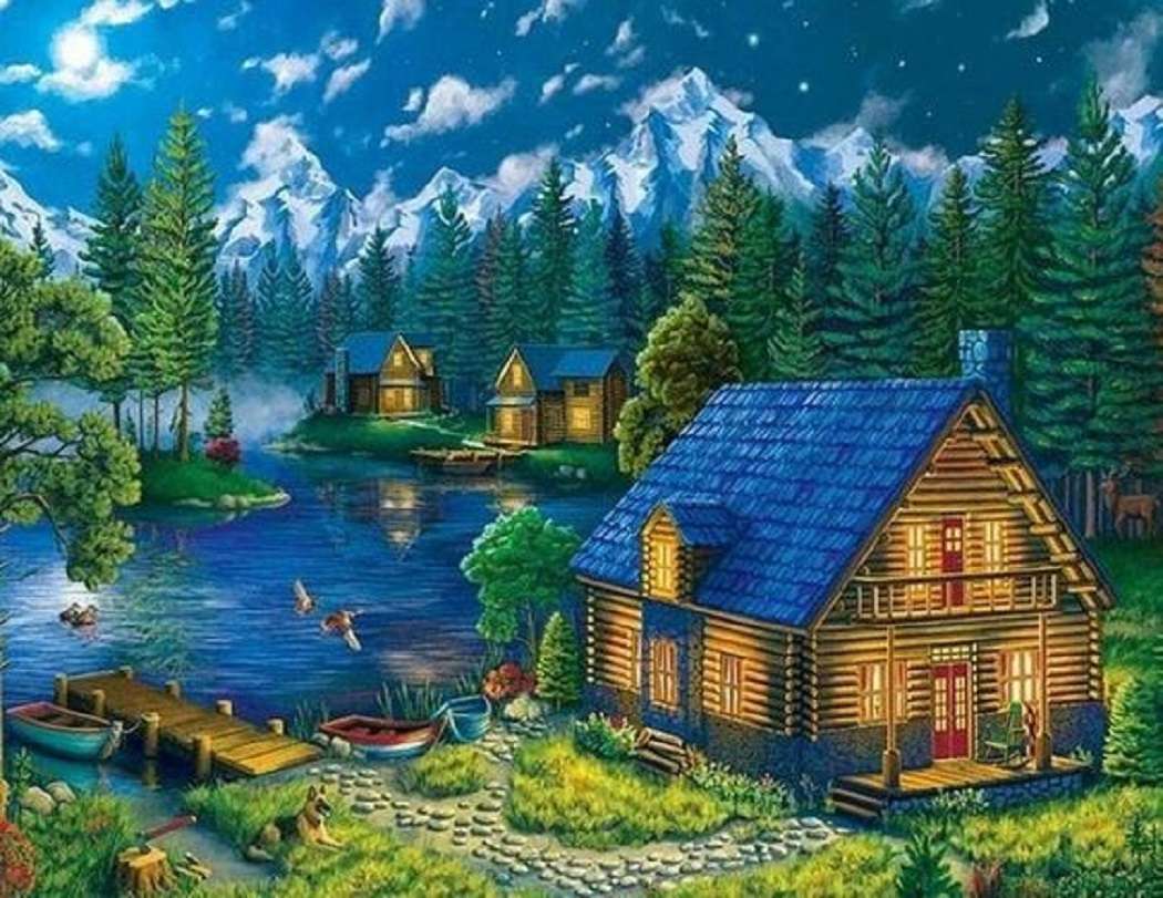 O casă tipic canadiană puzzle online