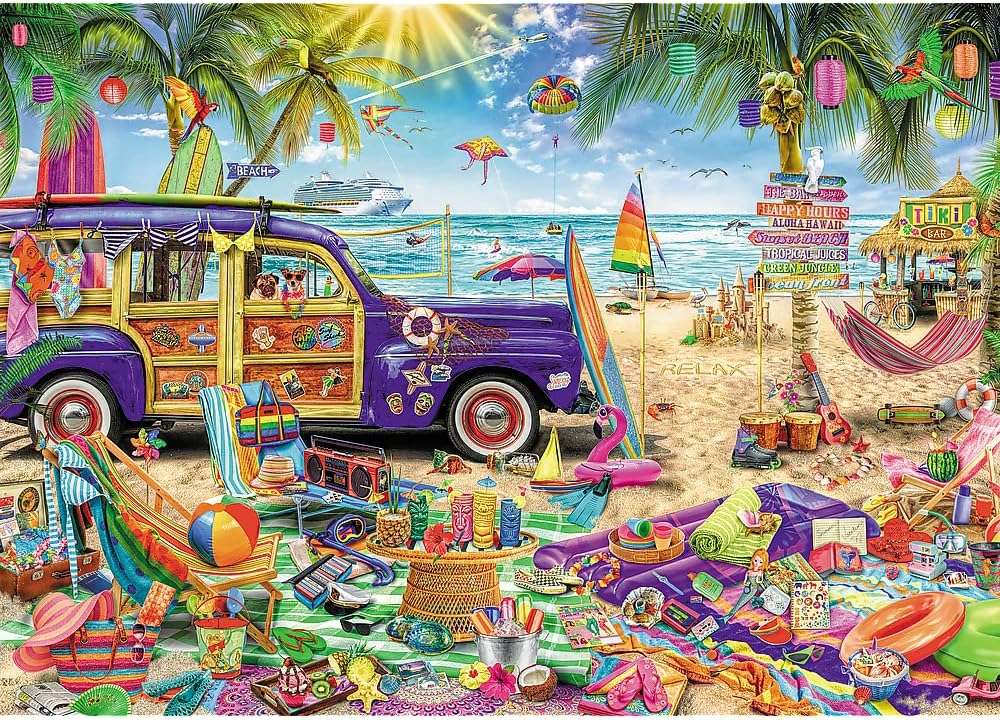 Léto na pláži online puzzle
