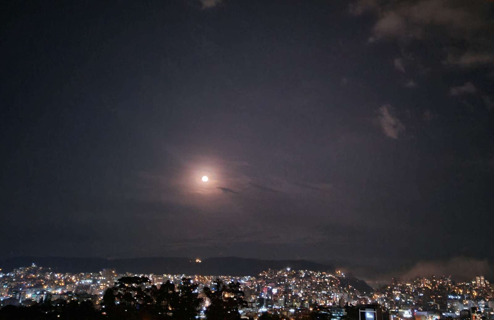 Noapte cu lună plină puzzle online
