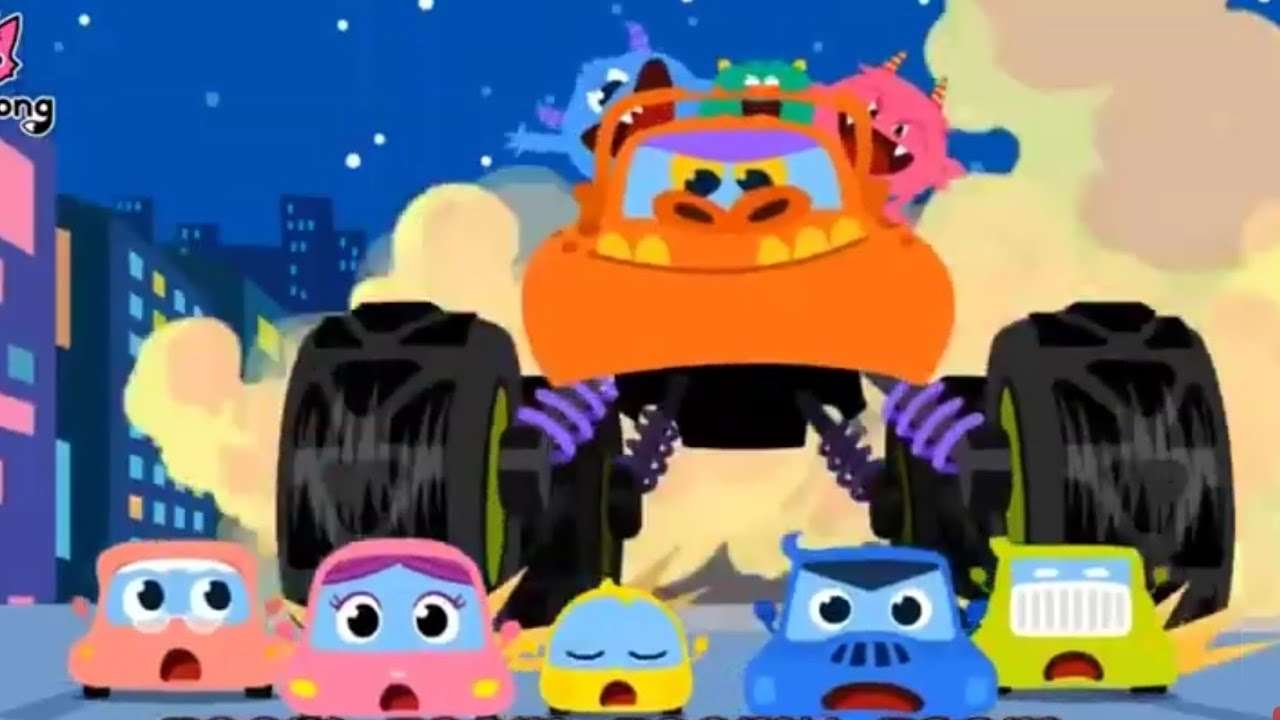 BABY-CAR-MONSTER Online-Puzzle