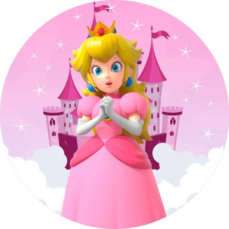 PRINCESS PEACH IN HER CASTLE jigsaw puzzle online
