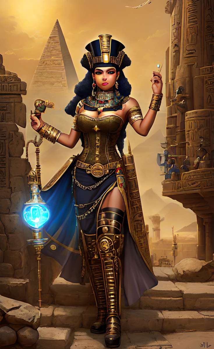 diosa egipcia rompecabezas en línea