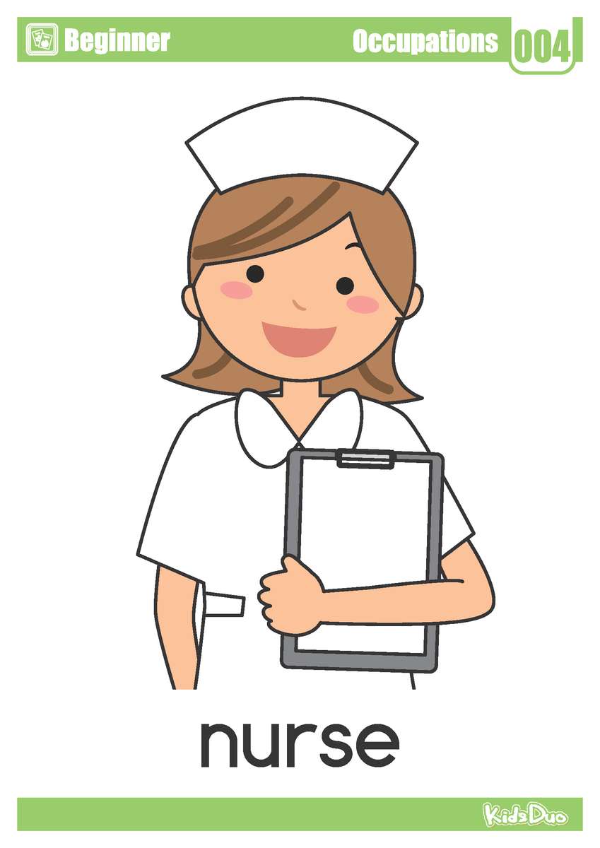 Профессия медсестры онлайн-пазл