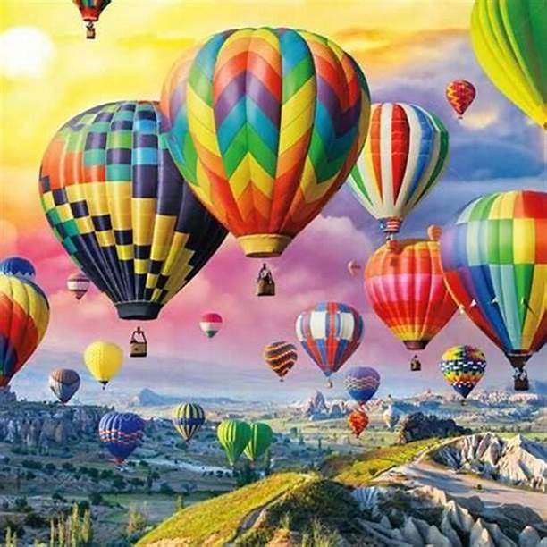 Balloon Flight. онлайн пъзел