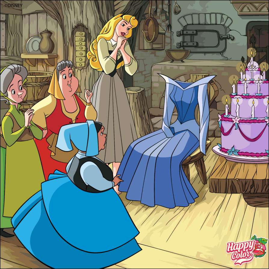 Aniversário da Princesa Aurora quebra-cabeças online
