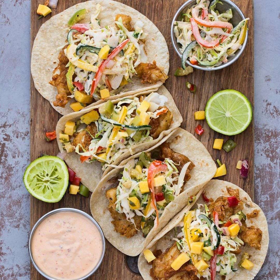 Rybí tacos skládačky online