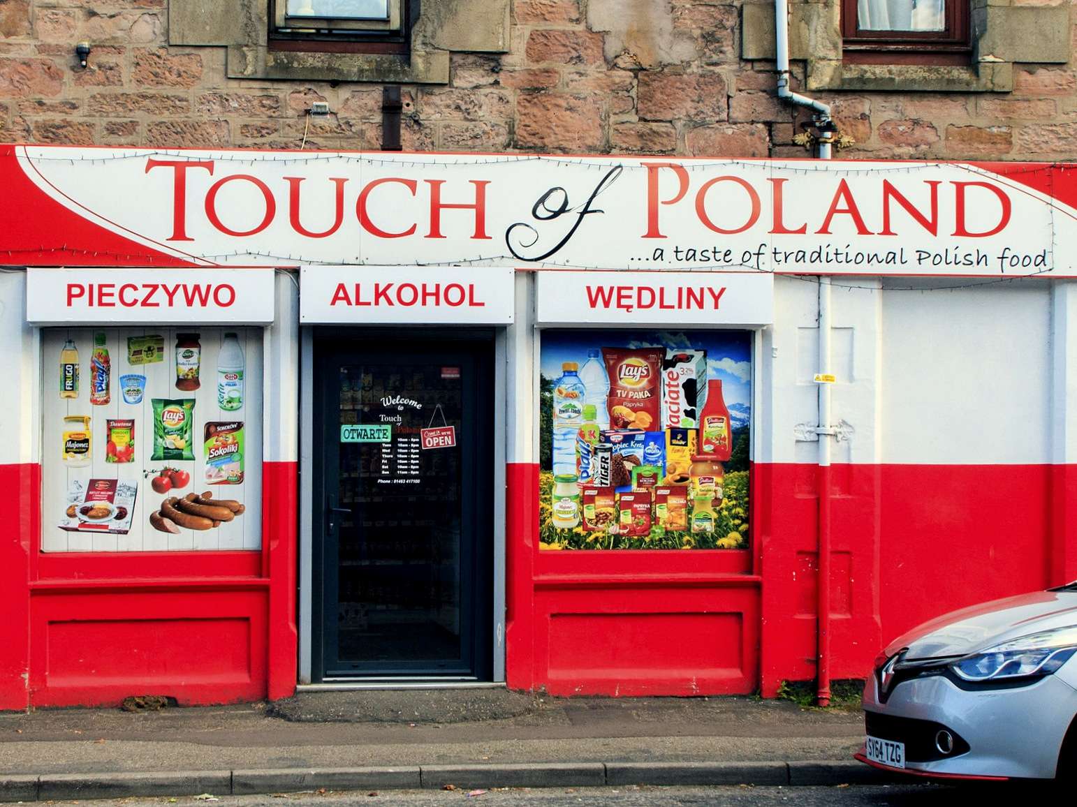Polnischer Laden in Inverness (Schottland) Online-Puzzle