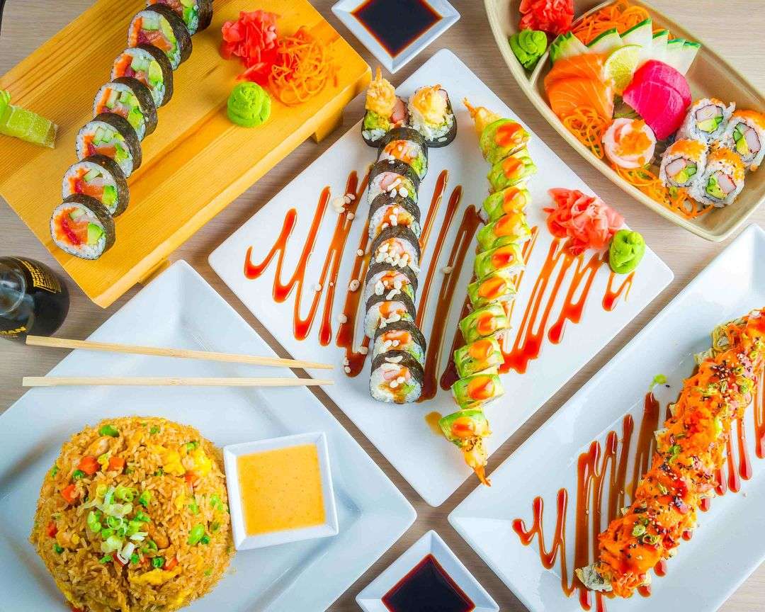 Színes Sushi kirakós online