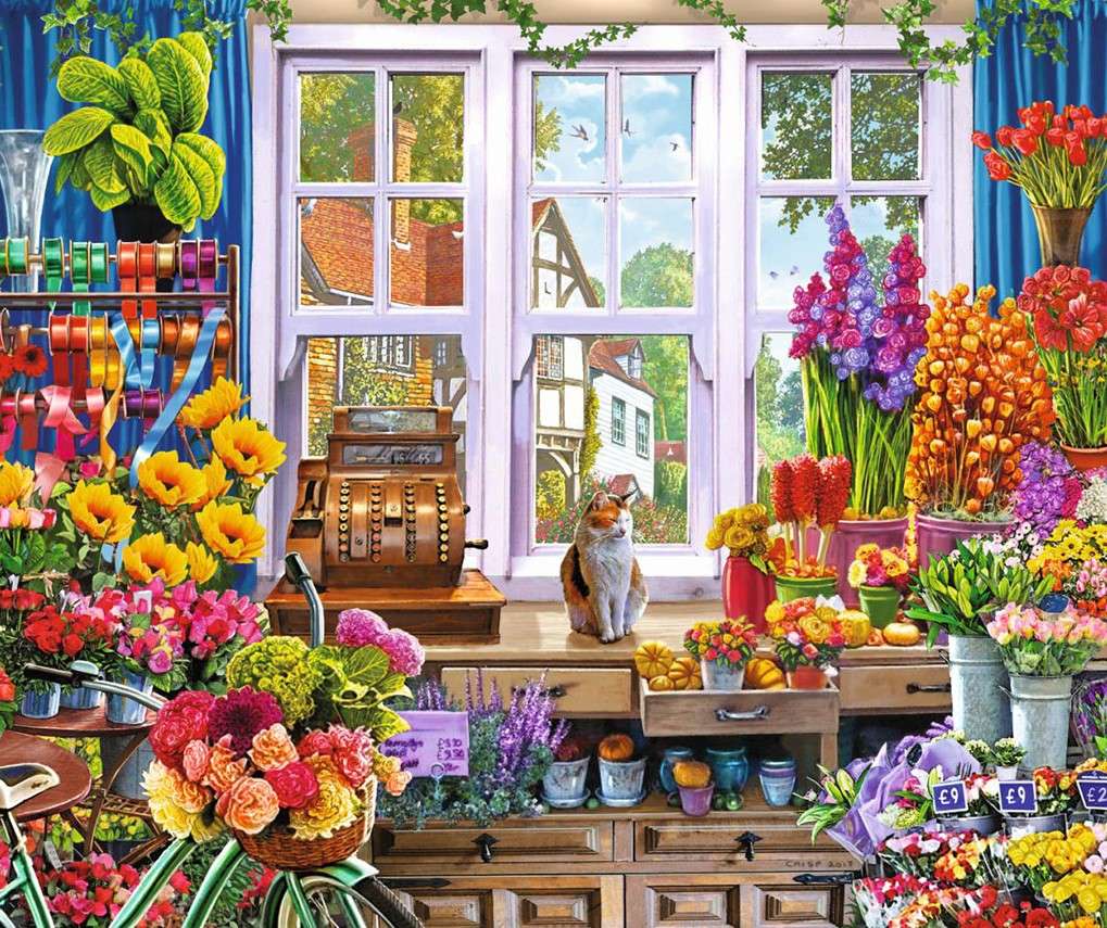 florista quebra-cabeças online