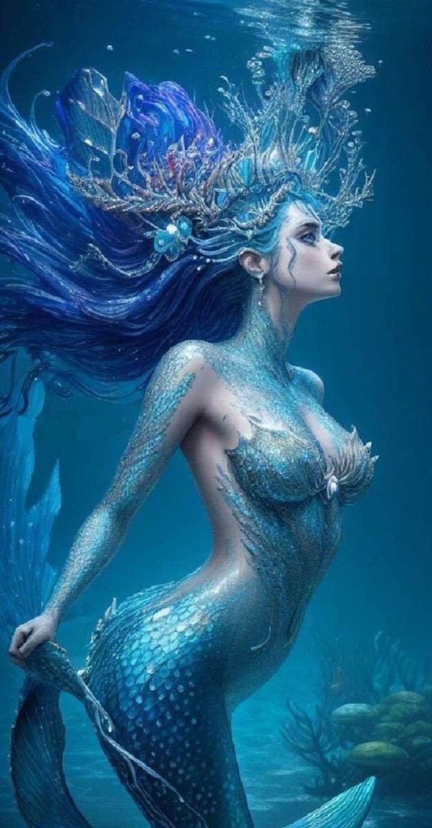 mermaid queen jigsaw puzzle online