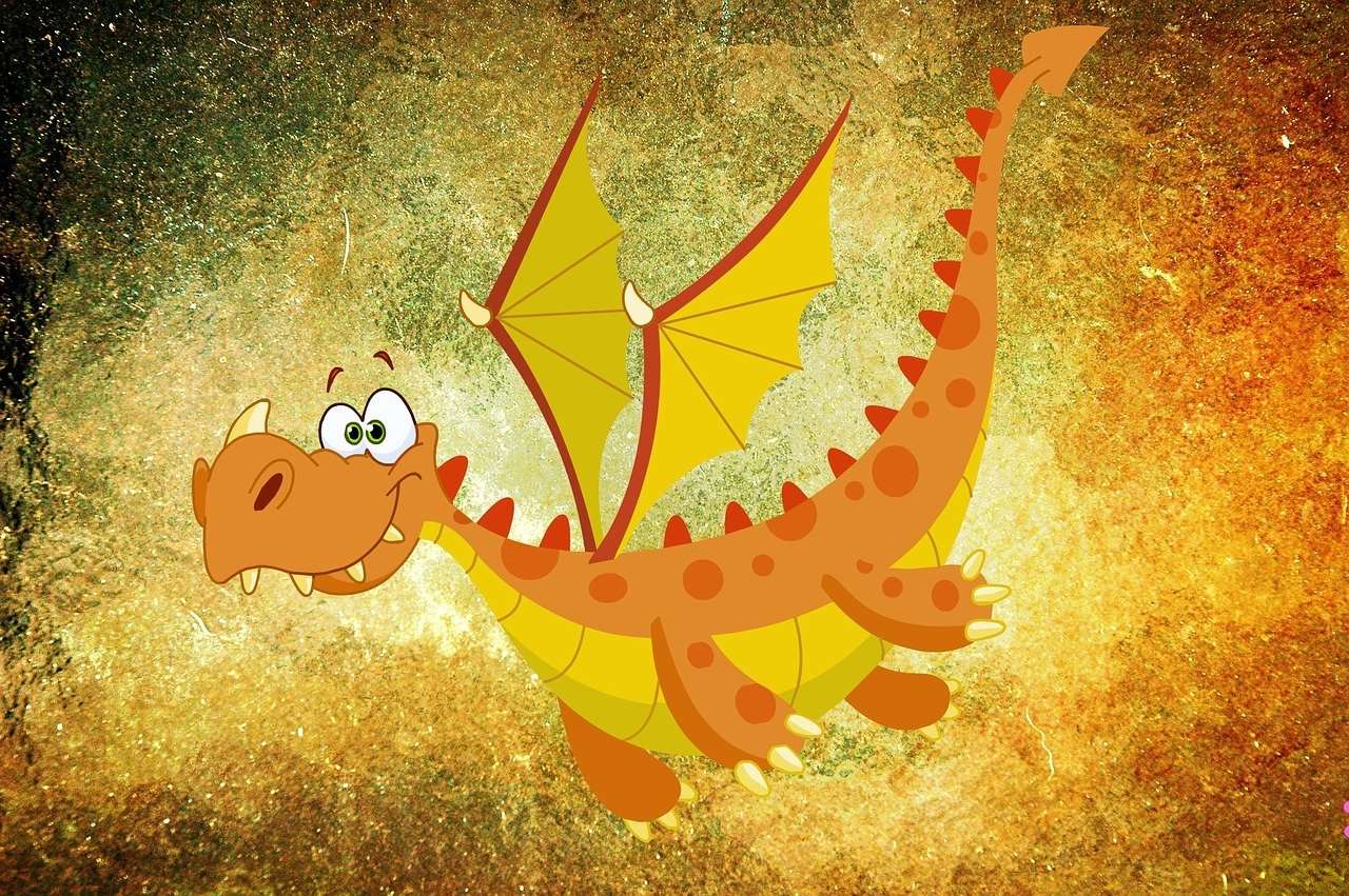 Летящ дракон онлайн пъзел