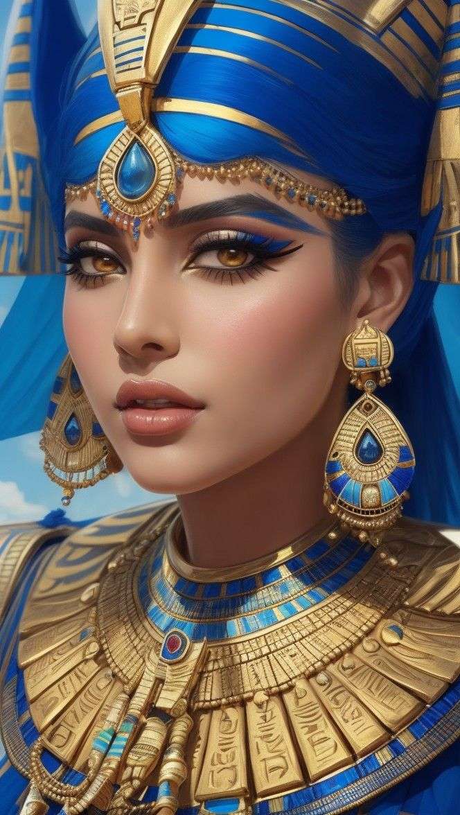 egyptská královna skládačky online