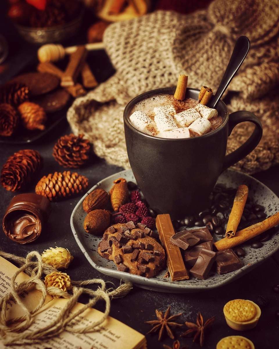 Warme chocolademelk online puzzel