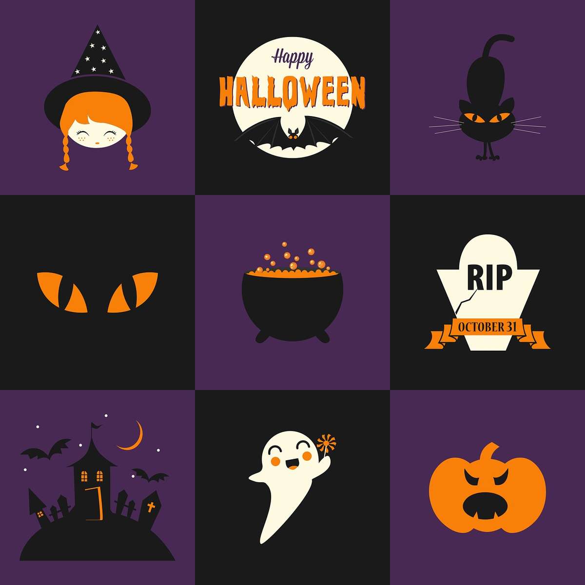 Fijne Halloween legpuzzel online