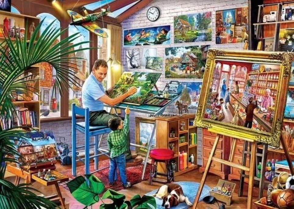 Il pittore puzzle online