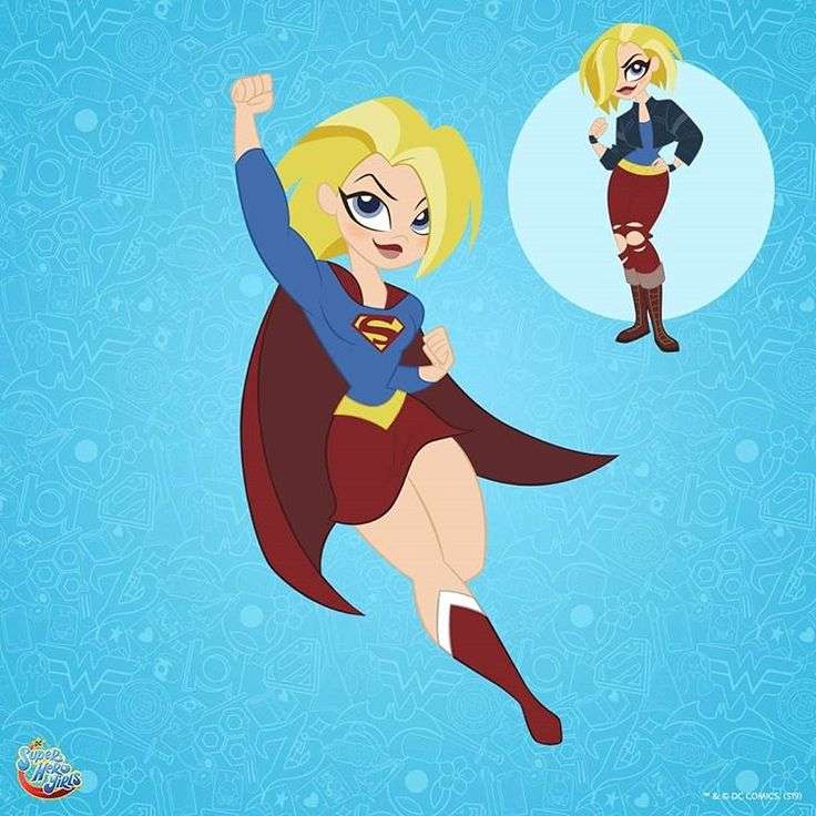 Фабрика головоломок про девочек-супергероев DC пазл онлайн