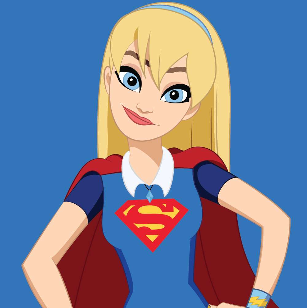 ¡DC Super Hero Girls Blog!: Imagen de Supergirl online puzzle