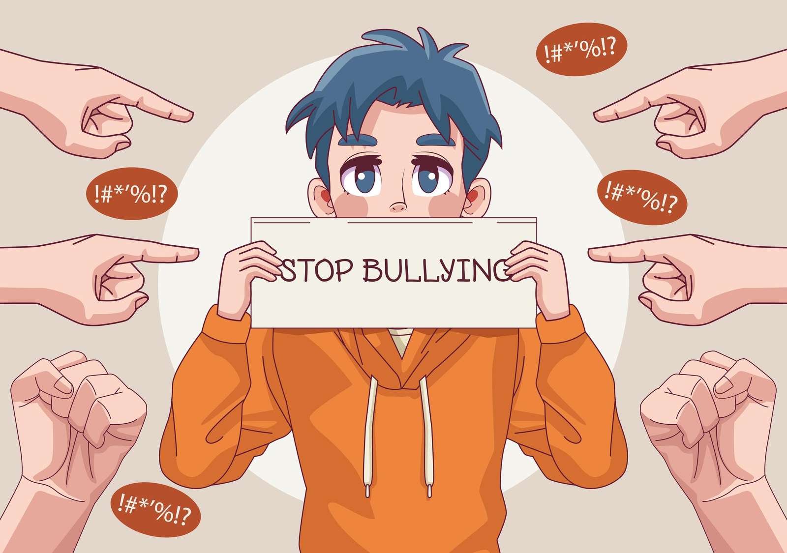 No to bullying online puzzle