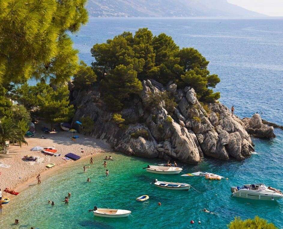 плаж в Хърватия онлайн пъзел