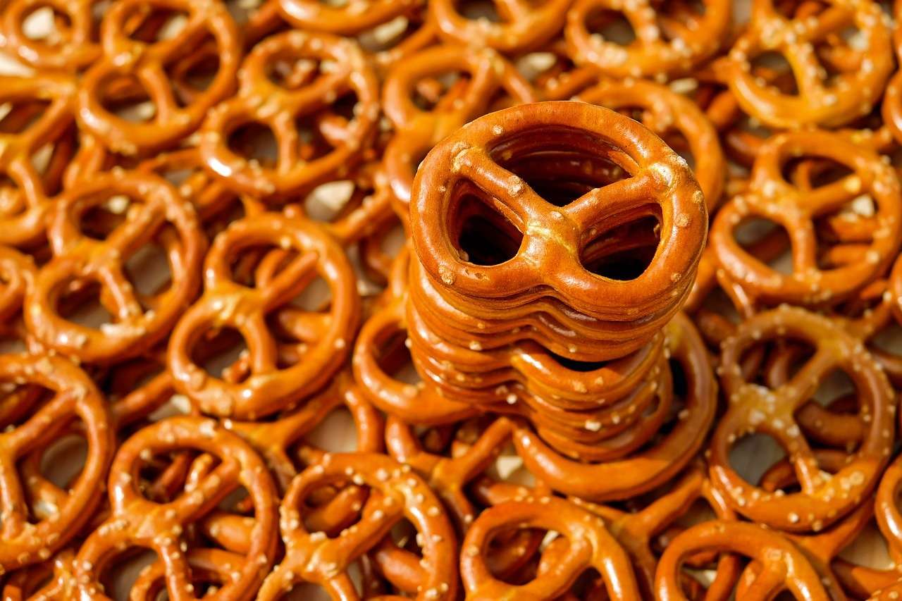 Bretzels empilés puzzle en ligne