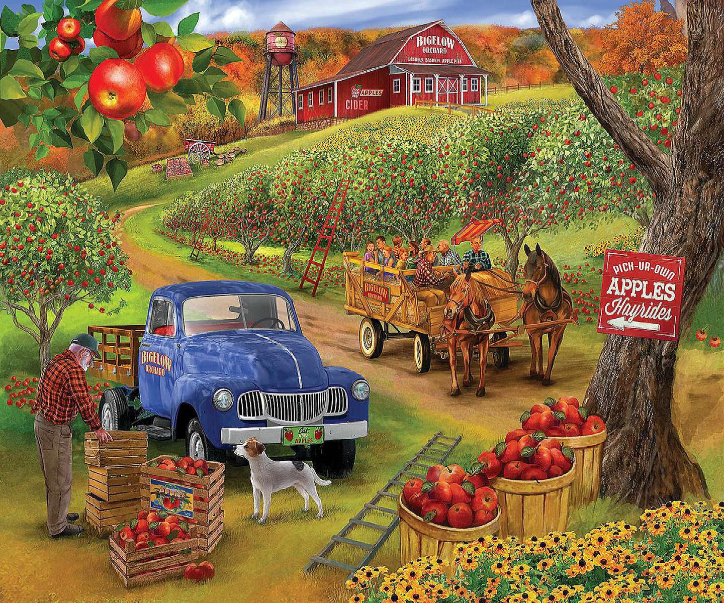 Sunsout escolha suas próprias maçãs quebra-cabeças online