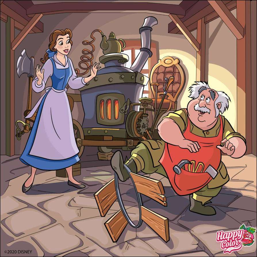Belle e suo padre puzzle online