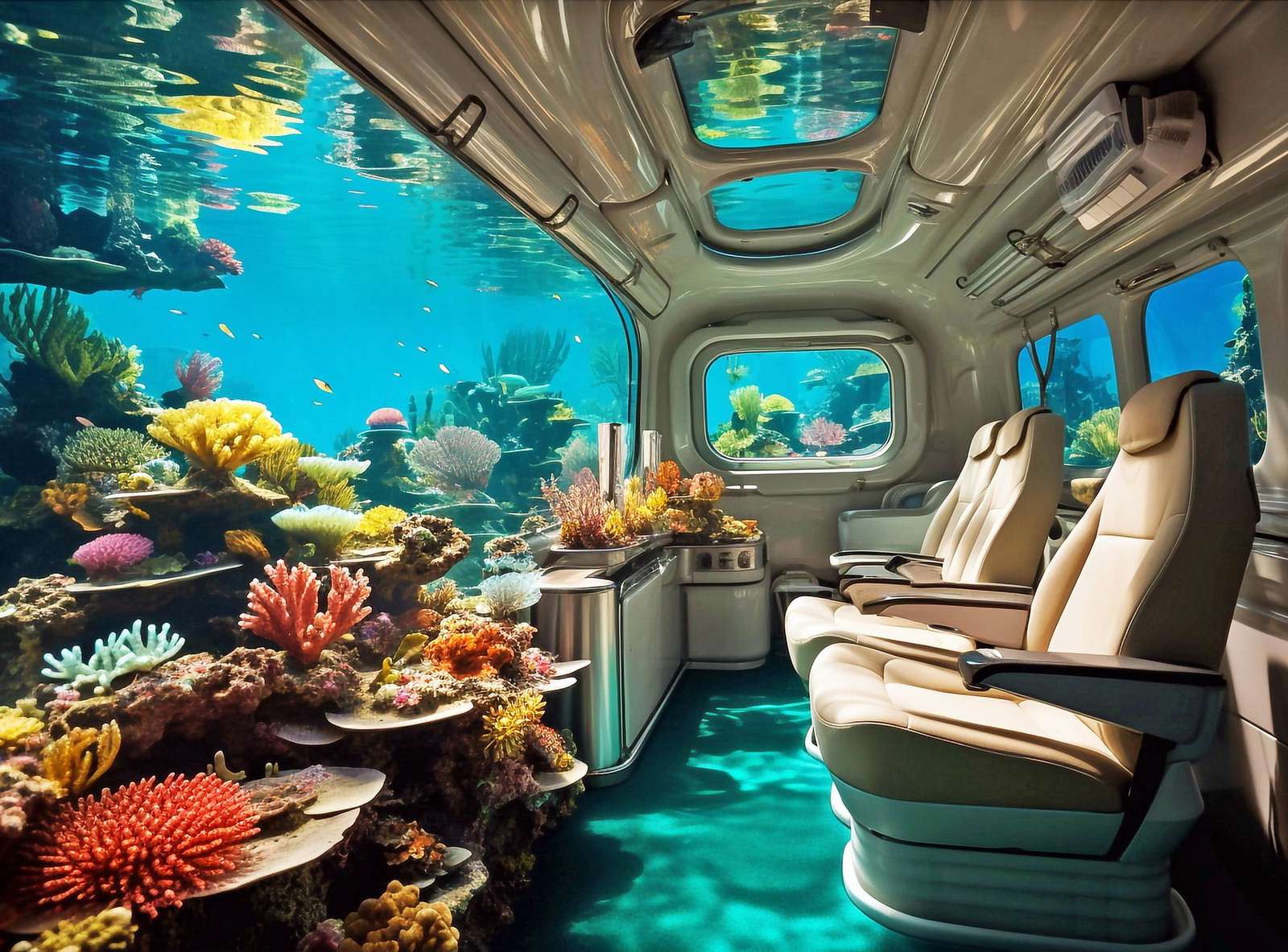 Barco dos sonhos subaquático puzzle online