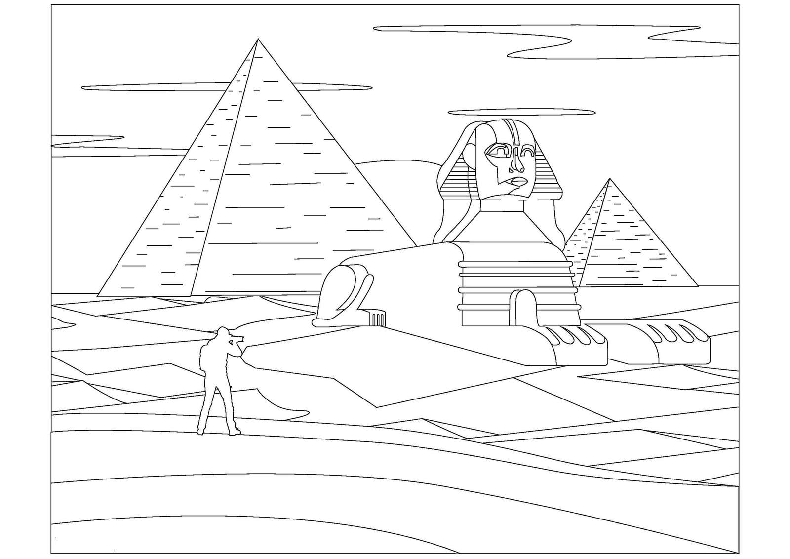 Пирамиди онлайн пъзел