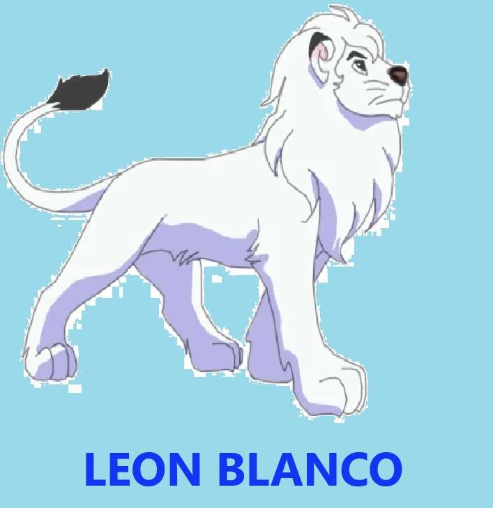 LION BLANC puzzle en ligne