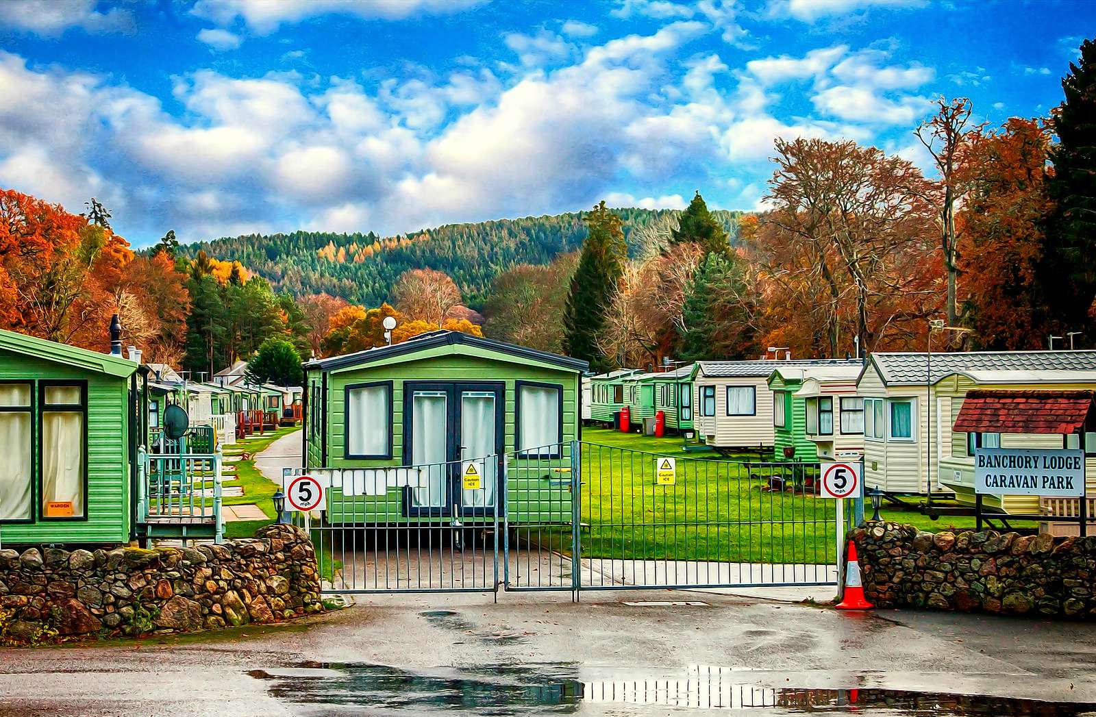 Caravan park (Skottland) pussel på nätet