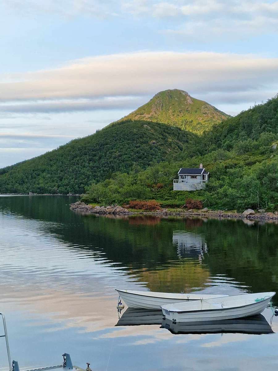 Schöne Aussicht in Norwegen Online-Puzzle