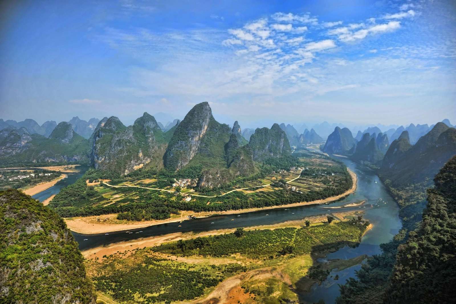 Guilins Li-flod pussel på nätet