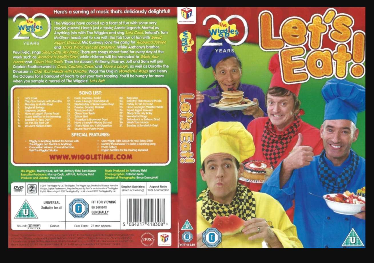 Vamos Comer Wiggles DVD 2009 quebra-cabeças online