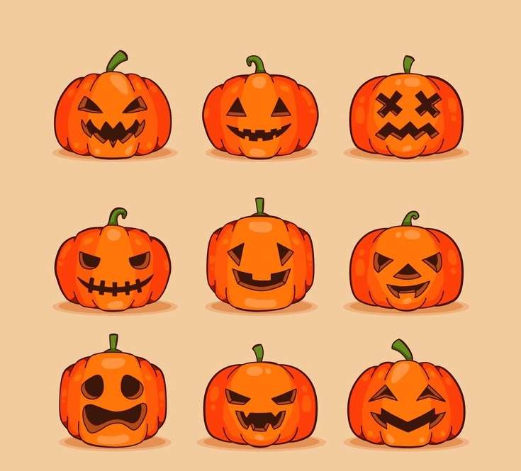Carved pumpkins online puzzle