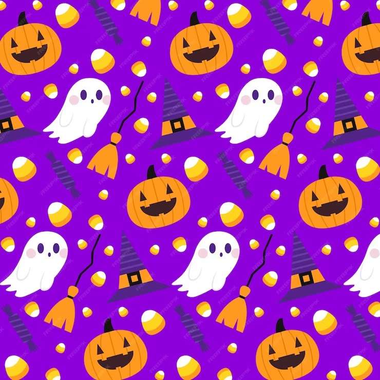 Halloween-achtergrond online puzzel